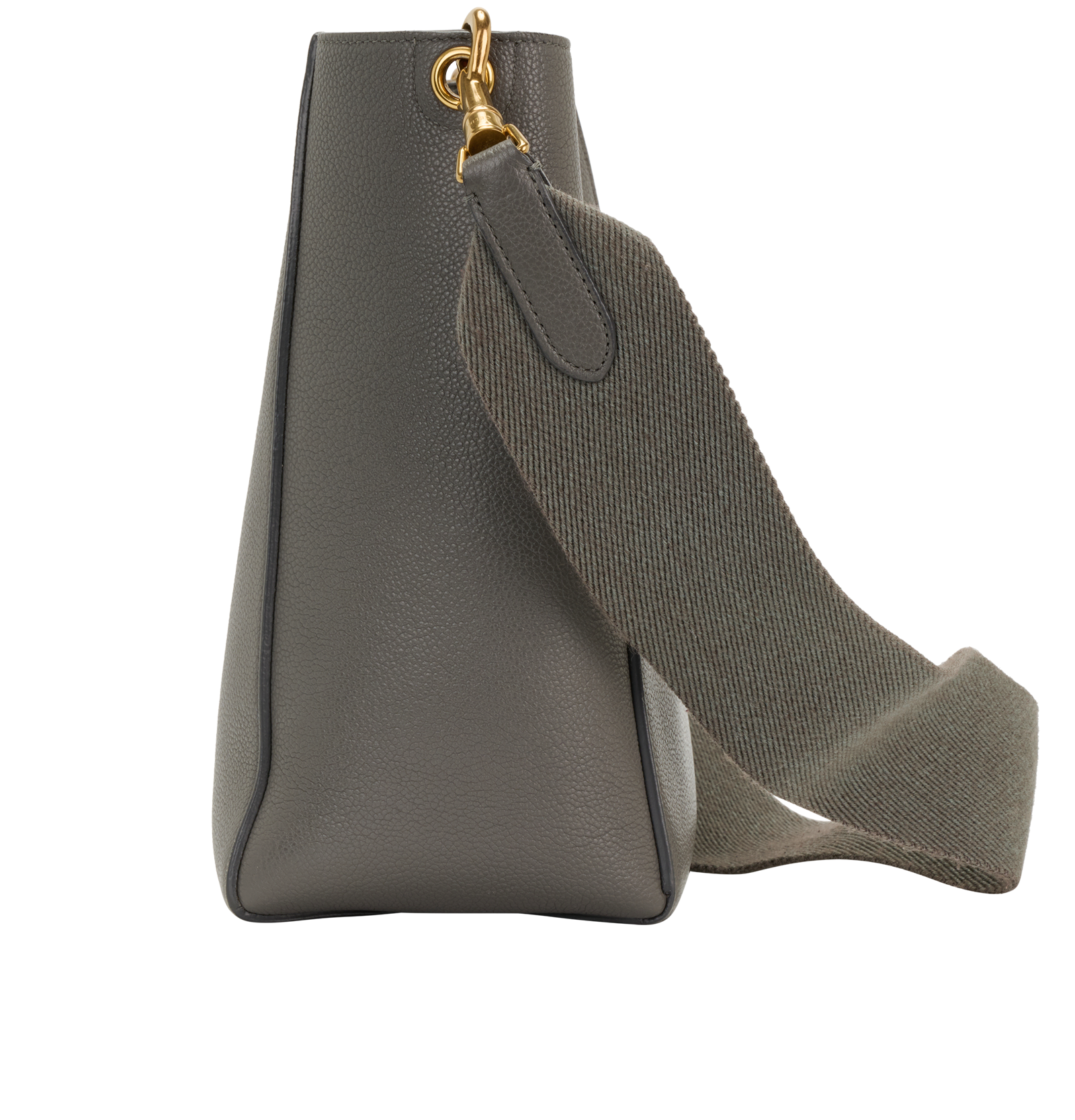 Small Sangle Bucket Bag, &pound;695, Handbags, Grey, Leather, Bottom view